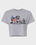 Golden Retriever With American Flag