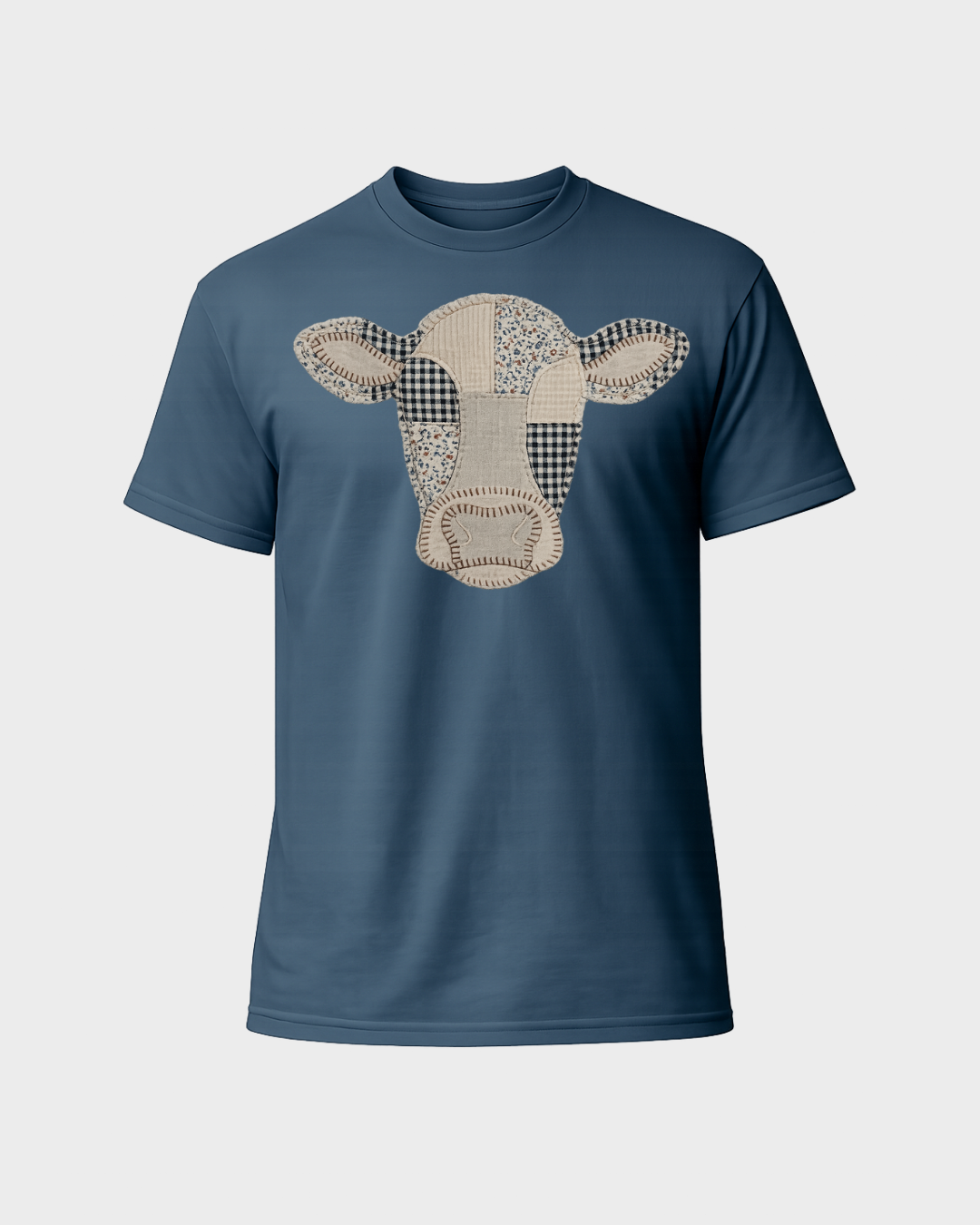 Faux Quilted Cow